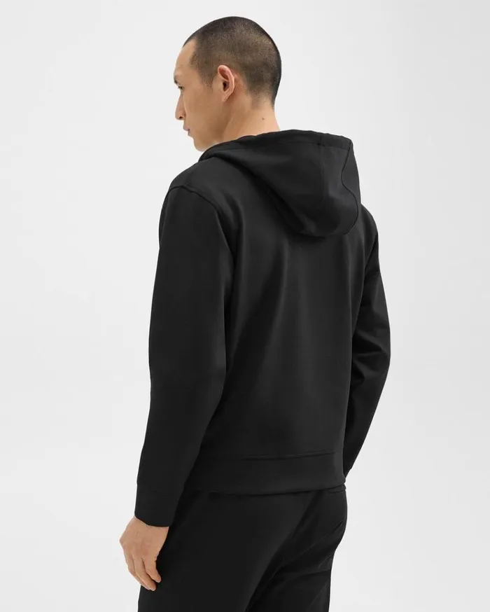 Theory ZipUp Hoodie In Scuba Black Men Sweatshirts Hoodies Theory ZipUp Hoodie In Scuba Black Men Sweatshirts Hoodies