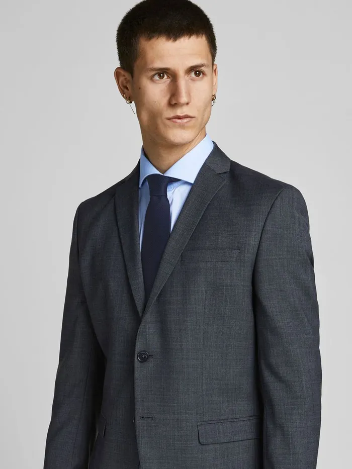 Ties and Bowties JACK and JONES Mens ONTREND TIE Blue Dark Navy