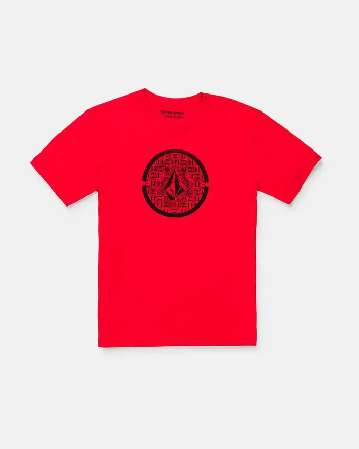 Toddler Boys Circle Stone Short Sleeve Tee 8211 Red Kids Volcom TShirts and Tanks Toddler Boys Circle Stone Short Sleeve Tee 8211 Red Kids Volcom TShirts and Tanks