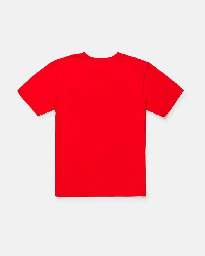 Toddler Boys Circle Stone Short Sleeve Tee 8211 Red Kids Volcom TShirts and Tanks