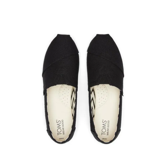 Toms Alpargatas Alpargata All Black Heritage Canvas 8211 Women