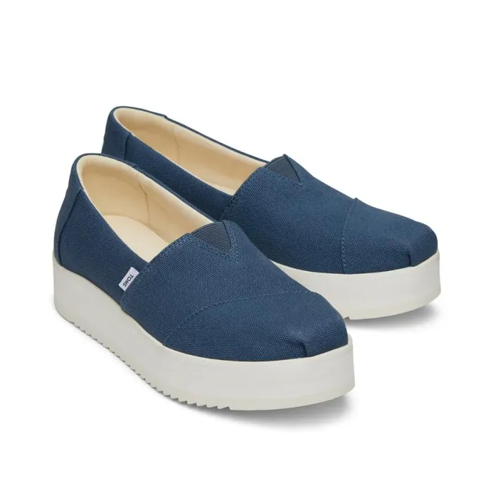 Toms Alpargatas Alpargata Midform Espadrille Majolica Blue 8211 Women Toms Alpargatas Alpargata Midform Espadrille Majolica Blue 8211 Women