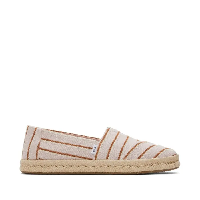 Toms Alpargatas Alpargata Rope 20 Espadrille Stripes Ballet Pink 8211 Women