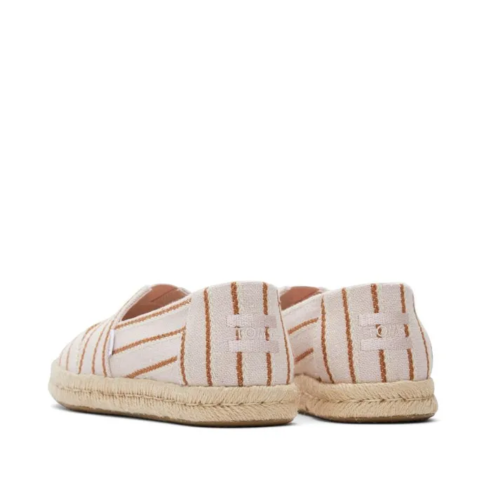Toms Alpargatas Alpargata Rope 20 Espadrille Stripes Ballet Pink 8211 Women