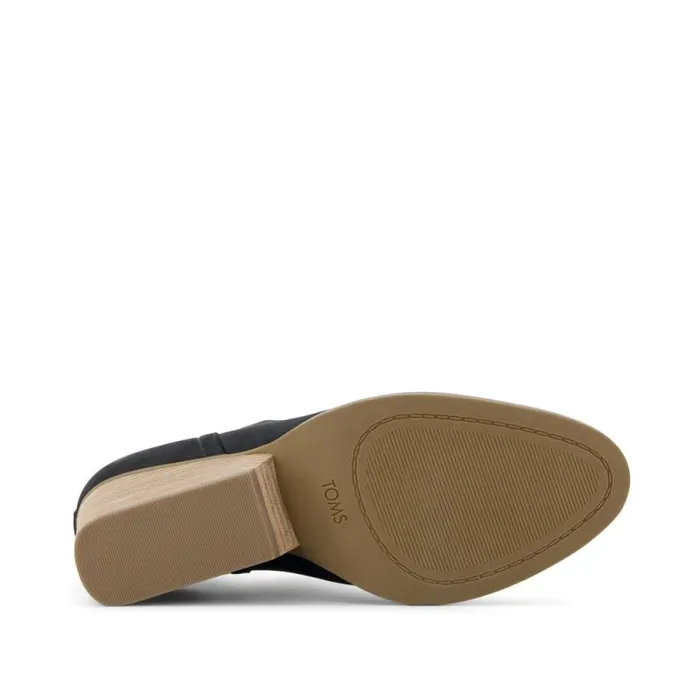 Toms Boots and Booties Eliza Heeled Boot Black Nubuck Leather 8211 Women Toms Boots and Booties Eliza Heeled Boot Black Nubuck Leather 8211 Women