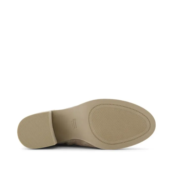 Toms Boots and Booties Evelyn Heeled Boot Dune Metallic Suede 8211 Women Toms Boots and Booties Evelyn Heeled Boot Dune Metallic Suede 8211 Women