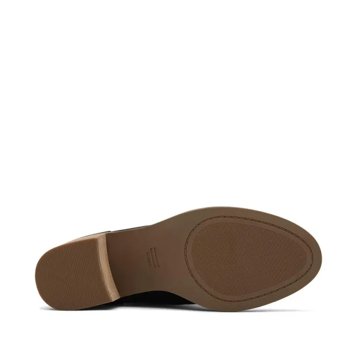 Toms Boots and Booties Evelyn Heeled Boot Suede Black 8211 Women