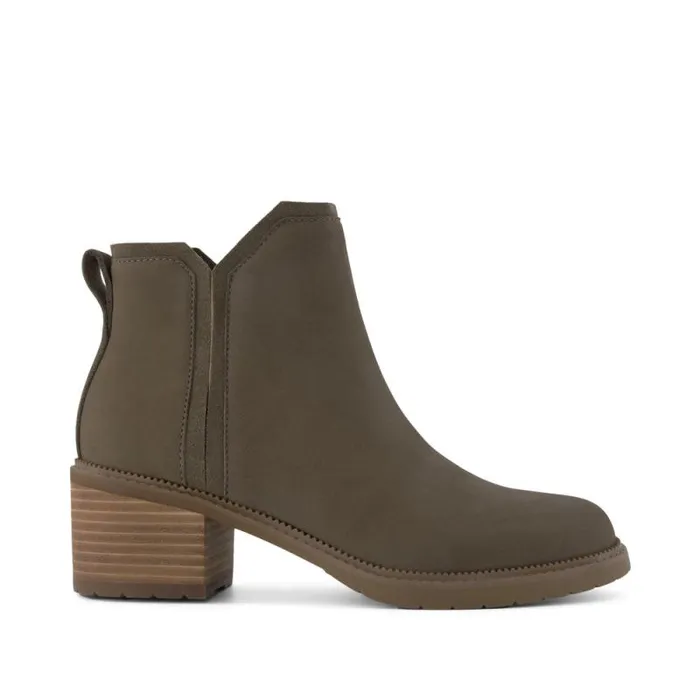 Toms Boots and Booties Hailey Ankle Boot Water Resistant Canteen Nubuck Leather 8211 Women Toms Boots and Booties Hailey Ankle Boot Water Resistant Canteen Nubuck Leather 8211 Women