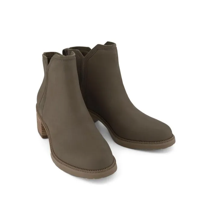 Toms Boots and Booties Hailey Ankle Boot Water Resistant Canteen Nubuck Leather 8211 Women Toms Boots and Booties Hailey Ankle Boot Water Resistant Canteen Nubuck Leather 8211 Women