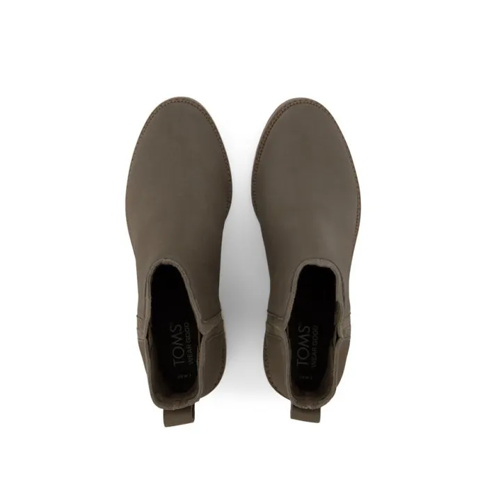 Toms Boots and Booties Hailey Ankle Boot Water Resistant Canteen Nubuck Leather 8211 Women Toms Boots and Booties Hailey Ankle Boot Water Resistant Canteen Nubuck Leather 8211 Women