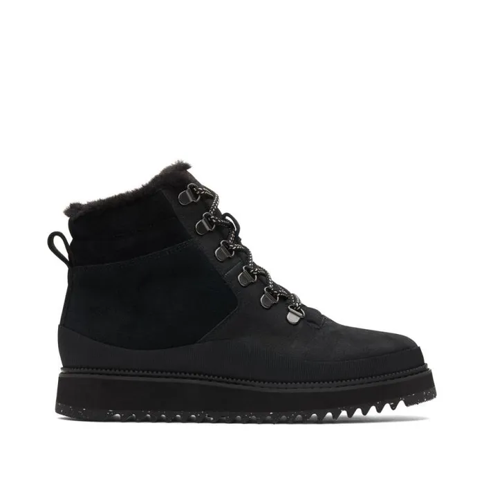 Toms Boots and Booties Mojave Boot Water Resistant All Black With Faux Fur 8211 Women Toms Boots and Booties Mojave Boot Water Resistant All Black With Faux Fur 8211 Women