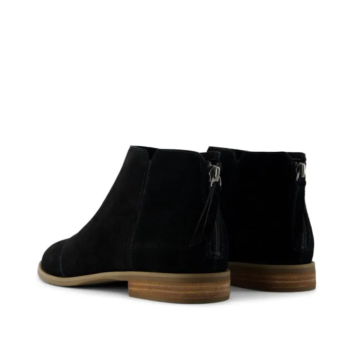 Toms Boots and Booties Rylie Ankle Bootie Black Suede 8211 Women