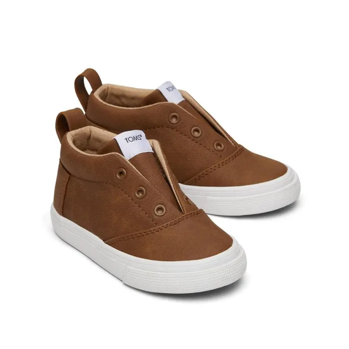 Toms Dress Casual Fenix Mid Toddler Sneaker Toffee 8211 Kids