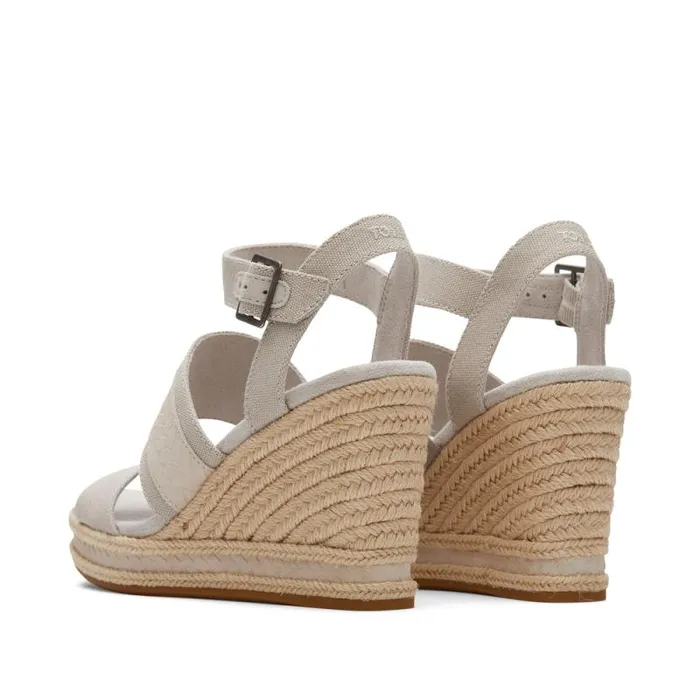 Toms Espadrilles Madelyn Braided Wedge Sandal Grey 8211 Women Toms Espadrilles Madelyn Braided Wedge Sandal Grey 8211 Women