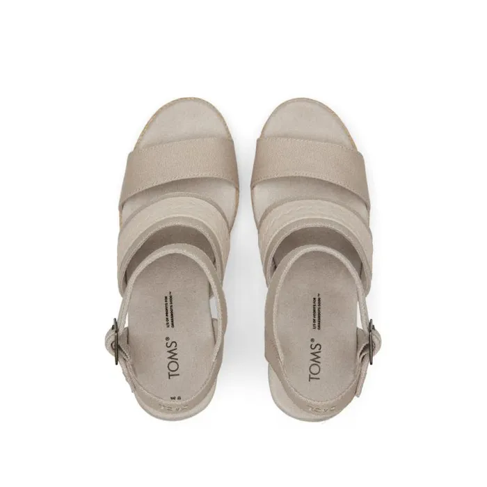 Toms Espadrilles Madelyn Braided Wedge Sandal Grey 8211 Women Toms Espadrilles Madelyn Braided Wedge Sandal Grey 8211 Women