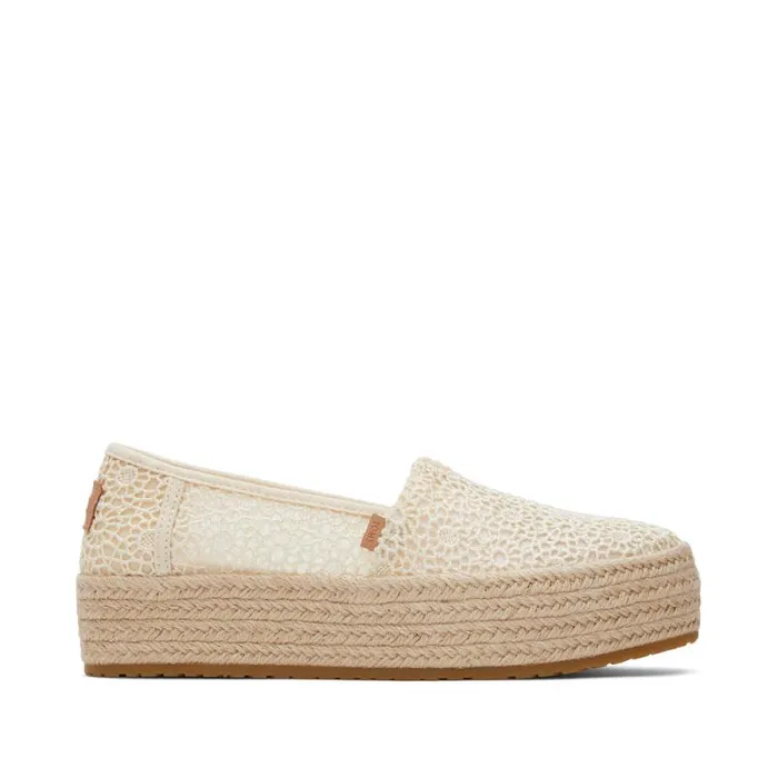 Toms Espadrilles Valencia Platform Espadrille Moroccan Crochet Natural 8211 Women Toms Espadrilles Valencia Platform Espadrille Moroccan Crochet Natural 8211 Women