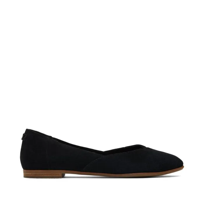 Toms Flats and Loafers Jutti Neat Flat Black Suede 8211 Women