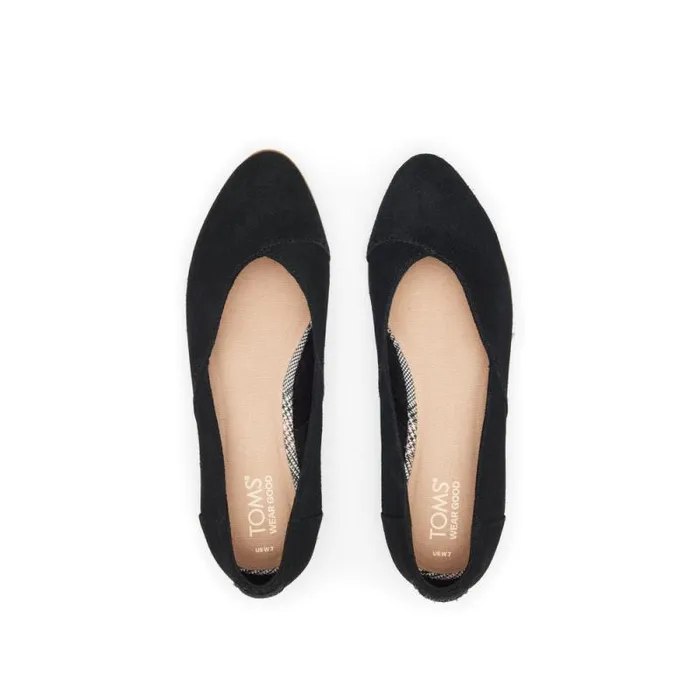 Toms Flats and Loafers Jutti Neat Flat Black Suede 8211 Women Toms Flats and Loafers Jutti Neat Flat Black Suede 8211 Women