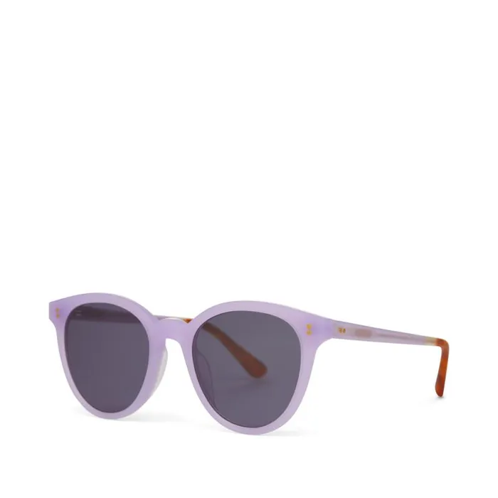 Toms Handcrafted Collection Aaryn Handcrafted Sunglasses Matte Lavender Crystaldark Grey 8211 Gear