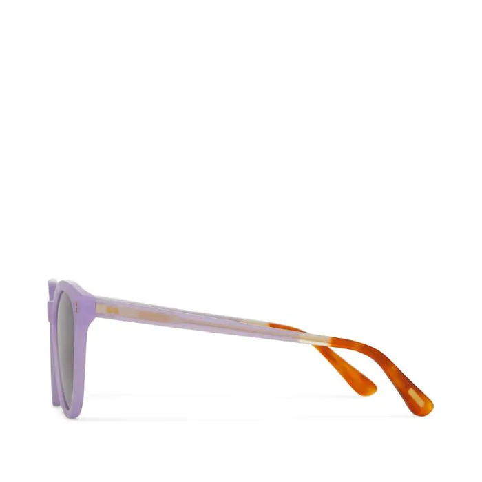 Toms Handcrafted Collection Aaryn Handcrafted Sunglasses Matte Lavender Crystaldark Grey 8211 Gear