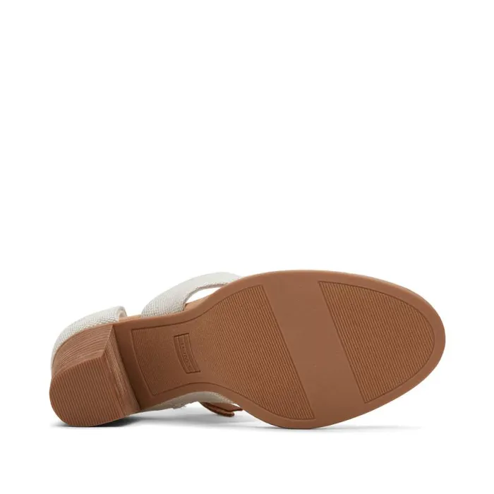Toms Heels and Wedges Milan Closed Toe Heel Natural 8211 Women
