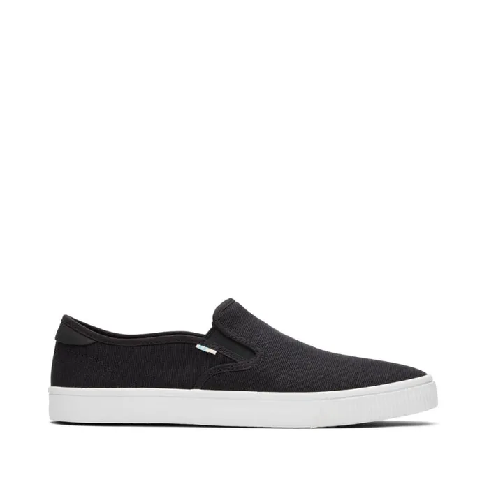 Toms Slip Ons Baja Slip On Sneaker Black Heriitage Canvas 8211 Men