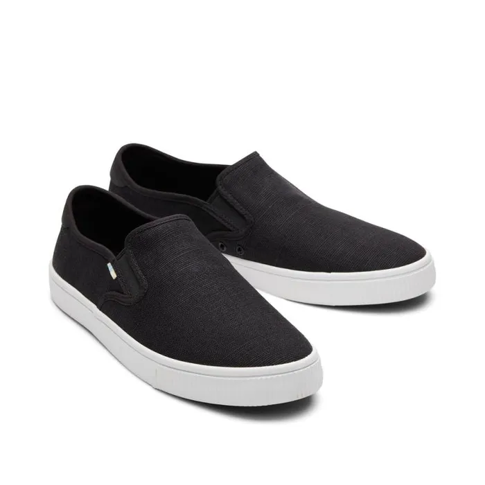 Toms Slip Ons Baja Slip On Sneaker Black Heriitage Canvas 8211 Men Toms Slip Ons Baja Slip On Sneaker Black Heriitage Canvas 8211 Men