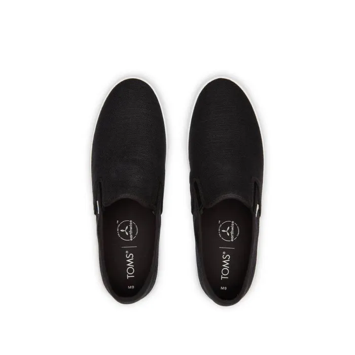 Toms Slip Ons Baja Slip On Sneaker Black Heriitage Canvas 8211 Men Toms Slip Ons Baja Slip On Sneaker Black Heriitage Canvas 8211 Men