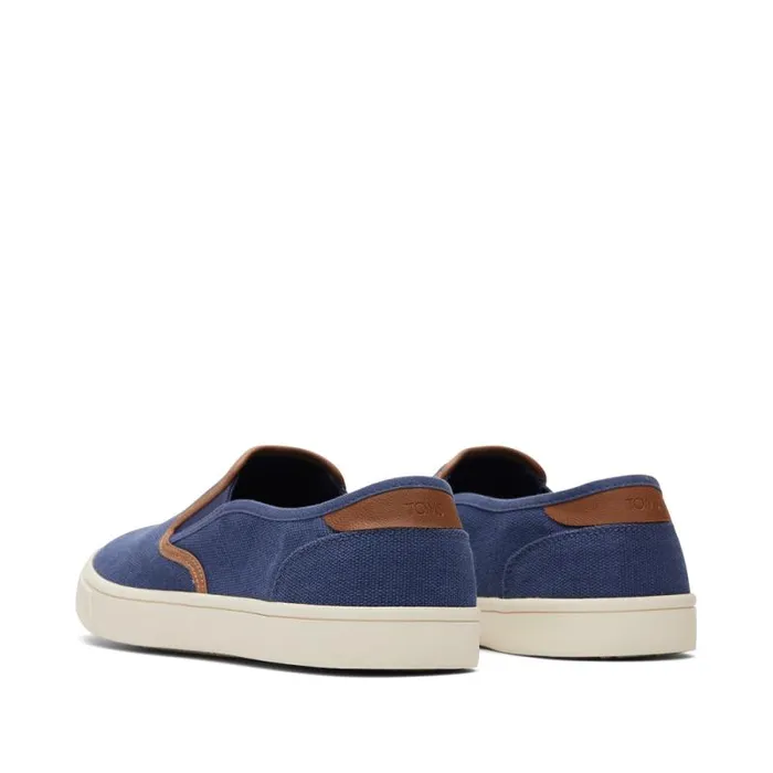 Toms Slip Ons Baja Slip On Sneaker Blue Synthetic Trim 8211 Men Toms Slip Ons Baja Slip On Sneaker Blue Synthetic Trim 8211 Men