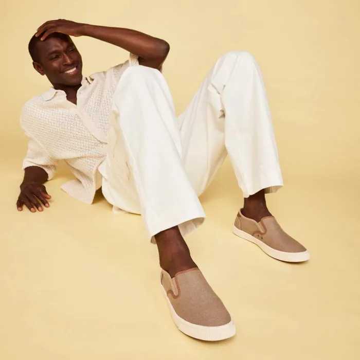 Toms Slip Ons Baja Slip On Sneaker Dune Synthetic Trim 8211 Men Toms Slip Ons Baja Slip On Sneaker Dune Synthetic Trim 8211 Men