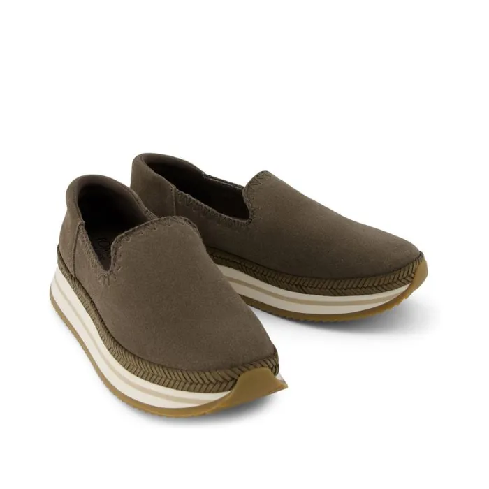 Toms Slip Ons Jocelyn Espadrille Sneaker Canteen Green 8211 Women Toms Slip Ons Jocelyn Espadrille Sneaker Canteen Green 8211 Women
