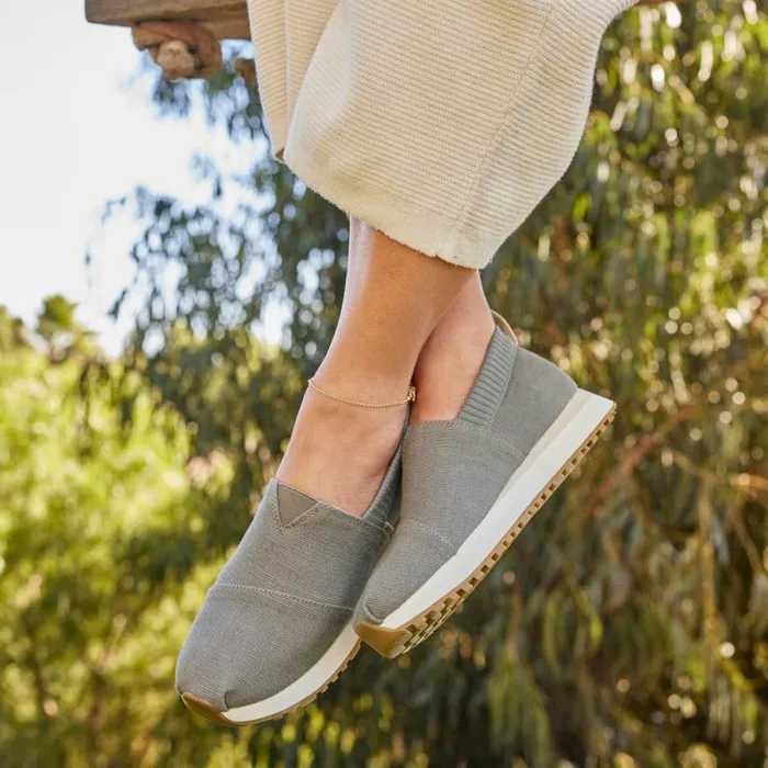 Toms Slip Ons Resident 20 Sneaker Vetiver Grey Heritage Canvas 8211 Women