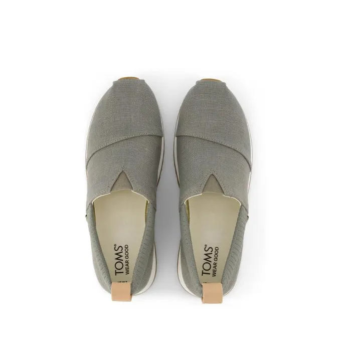 Toms Slip Ons Resident 20 Sneaker Vetiver Grey Heritage Canvas 8211 Women