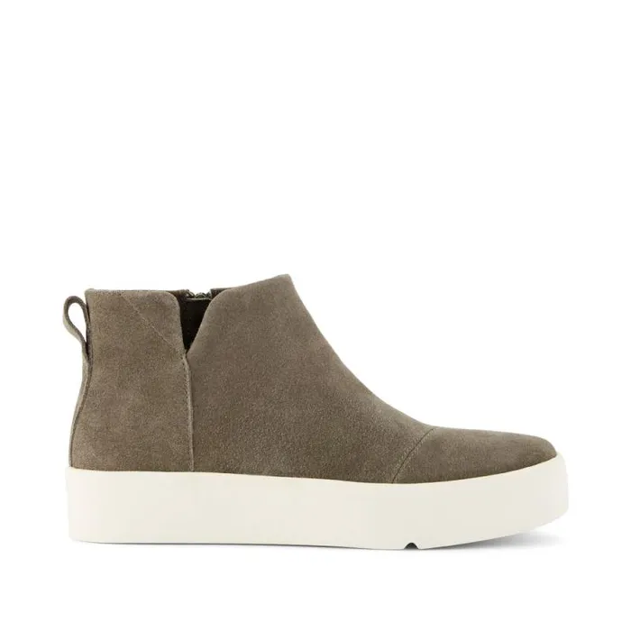 Toms Slip Ons Verona Mid Platform Sneaker Canteen Suede 8211 Women