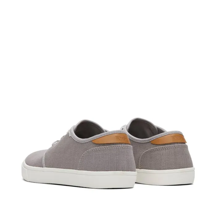 Toms Sneakers Carlo LaceUp Sneaker Grey Heritage Canvas 8211 Men