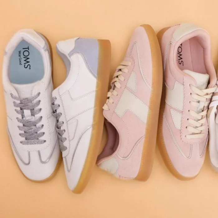 Toms Sneakers Collins Casual LaceUp Sneaker Pastel Blue Multi Leather And Suede 8211 Women Toms Sneakers Collins Casual LaceUp Sneaker Pastel Blue Multi Leather And Suede 8211 Women