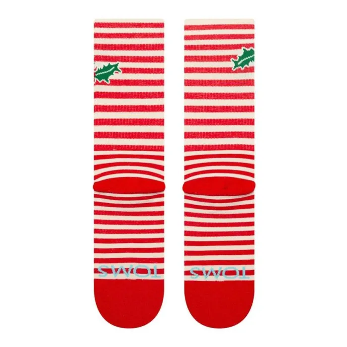 Toms Socks Crew Socks Candy Cane Holiday Print 8211 Gear Toms Socks Crew Socks Candy Cane Holiday Print 8211 Gear