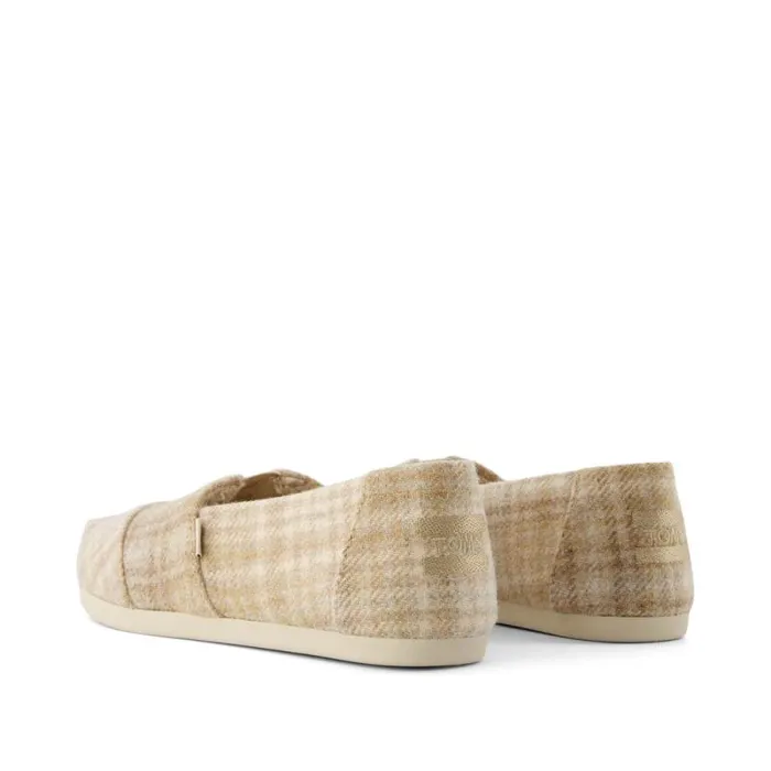 Toms TOMS Classics Alpargata Cloudbound Natural Cozy Plaid 8211 Women