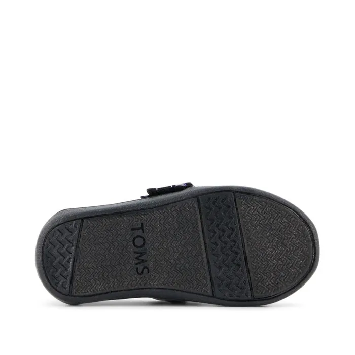 Toms TOMS Classics Alpargata Toddler Shoe Black Glow In The Dark Spiders 8211 KidsWomen