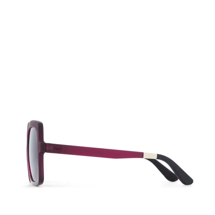 Toms Traveler Collection Athena Traveler Sunglasses Matteshiny Midnight Plum Crystal Fadedark Grey 8211 Gear