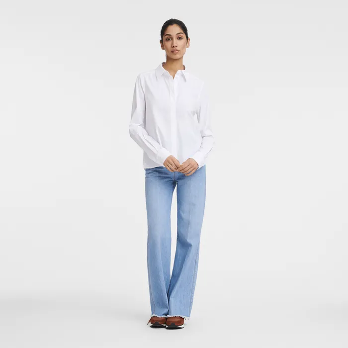 Tops and Blouses Longchamp Women Shirt White