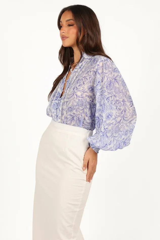 Tops Tallara Top Blue 8211 Petal and Pup Women