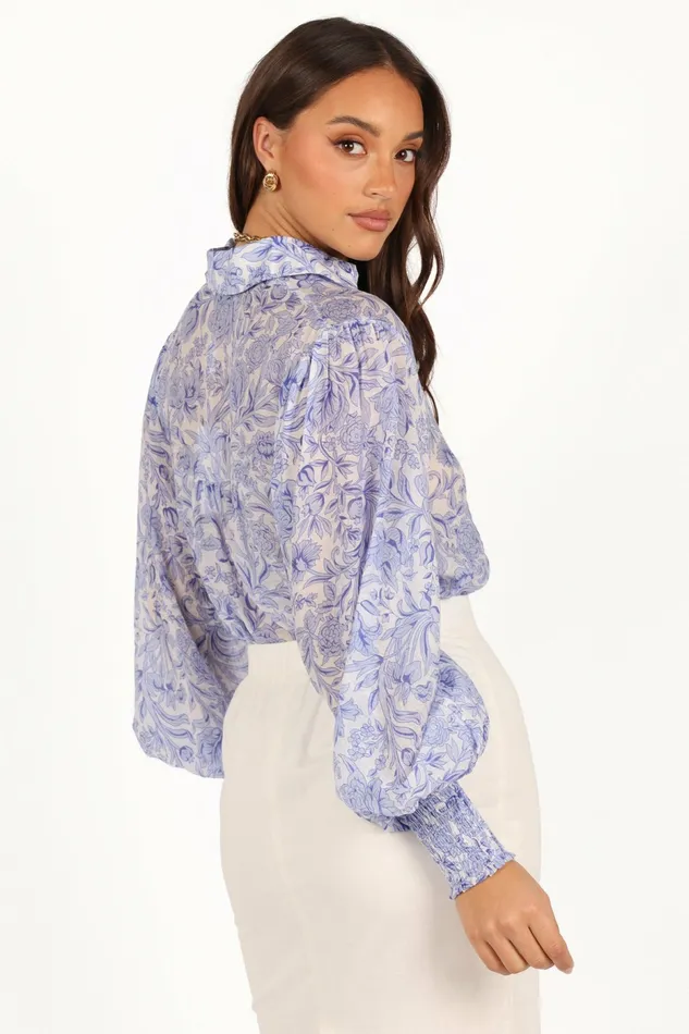 Tops Tallara Top Blue 8211 Petal and Pup Women