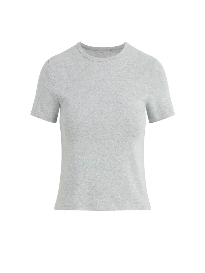 Tops THE BABY TEE Heather Grey Joe8217s Jeans Women Tops THE BABY TEE Heather Grey Joe8217s Jeans Women