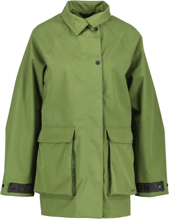 Torri Jacket Velvet Green Women Didriksons Spring Jackets
