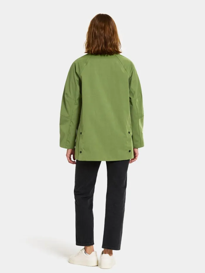 Torri Jacket Velvet Green Women Didriksons Spring Jackets