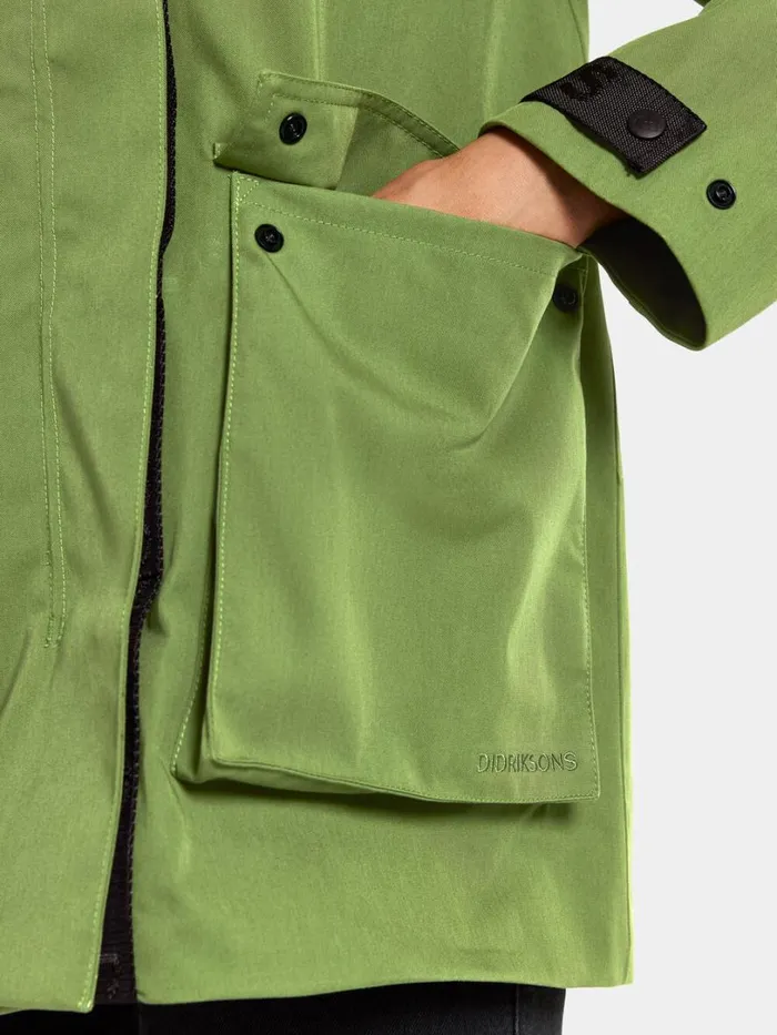 Torri Jacket Velvet Green Women Didriksons Spring Jackets