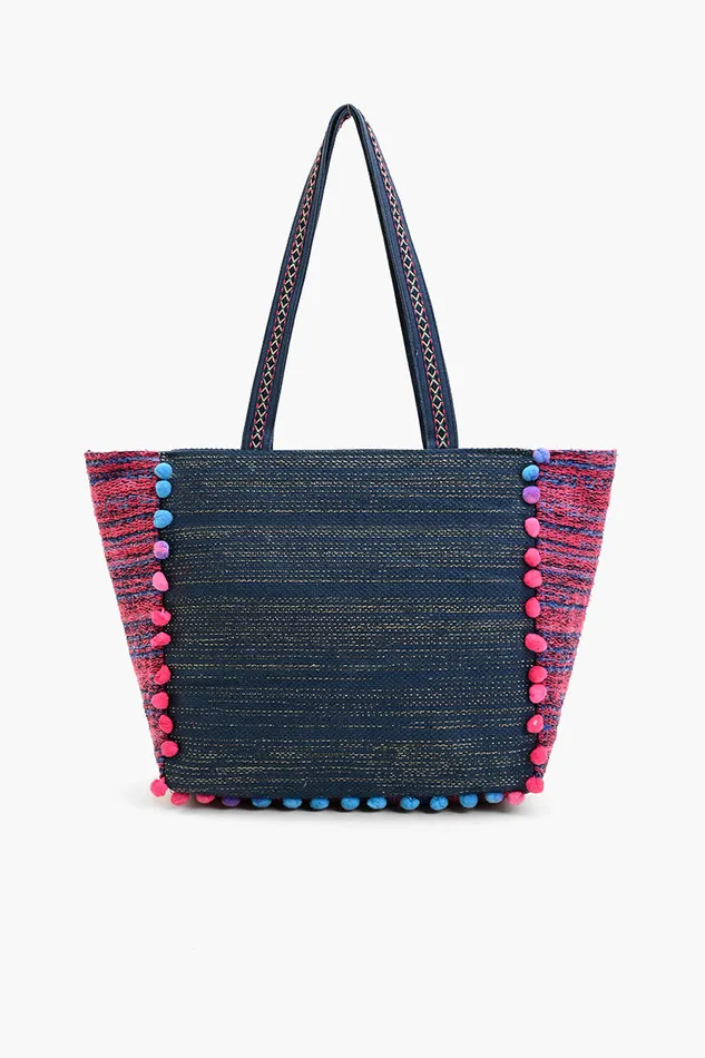 Totes America and Beyond Women Embellished Shopper Tote Birds