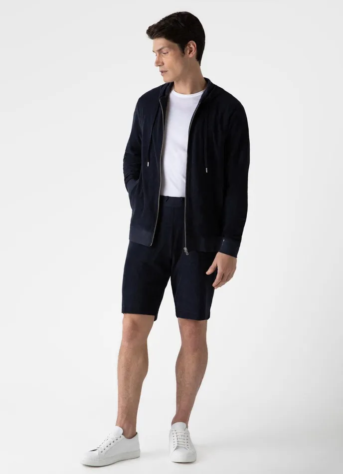 Towelling Shorts Navy Men SUNSPEL Shorts
