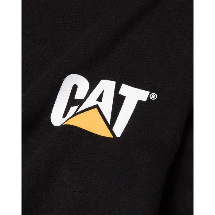 Trademark Banner Long Sleeve Tee Black Women Cat Footwear Tops and Outerwear